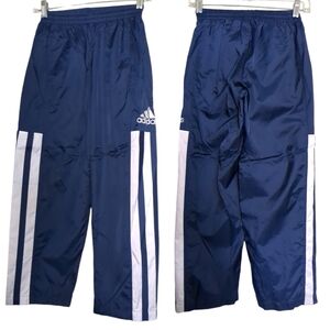 ADIDAS Boys Blue and White lines Size M